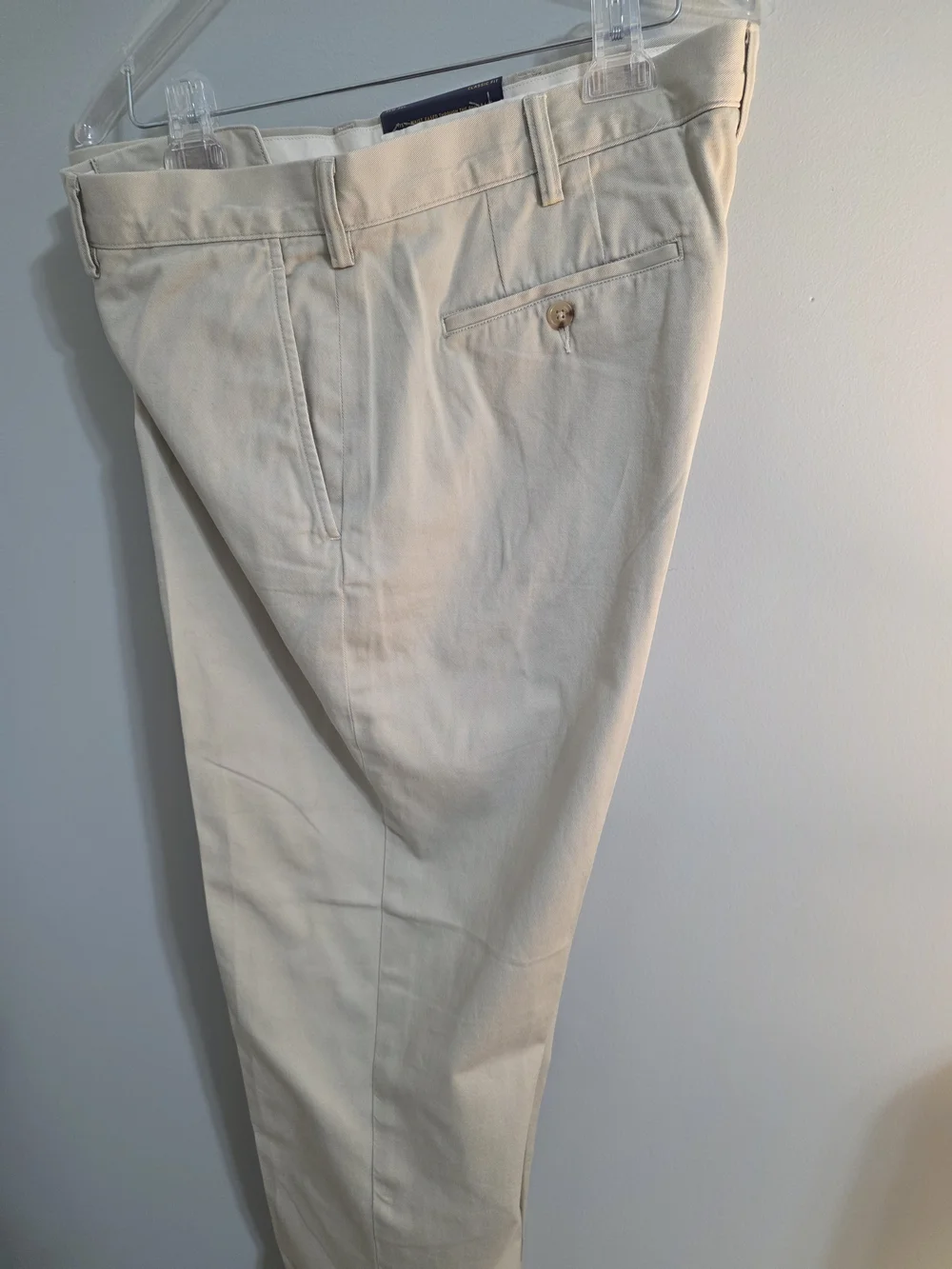 Polo by Ralph Lauren Men’s Beige Pleated Chinos